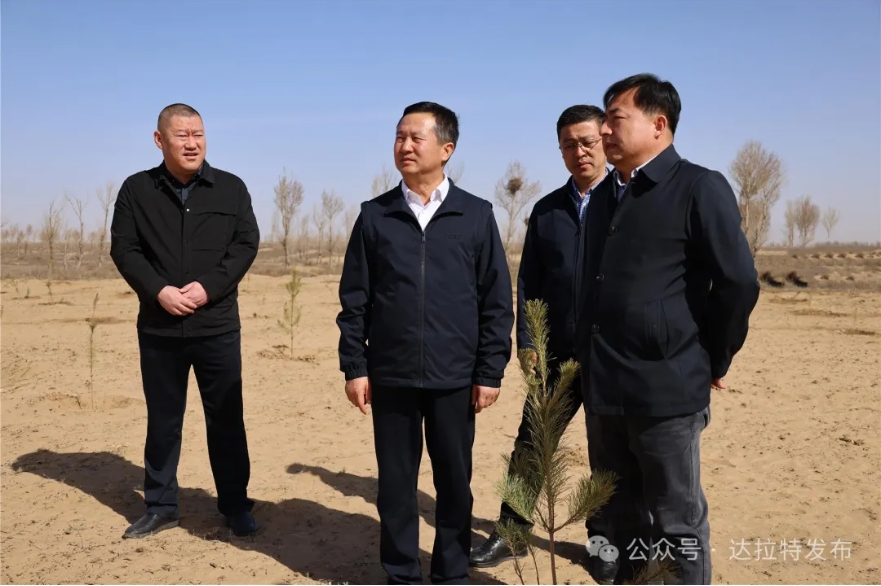 王小平到恩格贝镇督导生态建设工作.jpg